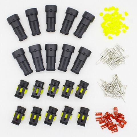 Buy Wholesale China 2-pin Way Waterproof Connector Plug & Waterproof ...