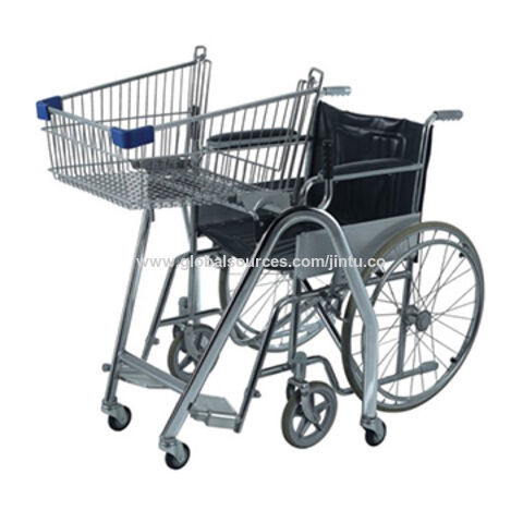 Troli belanja untuk penyandang disabilitas - Keranjang supermarket khusus untuk orang dengan mobilitas terbatas