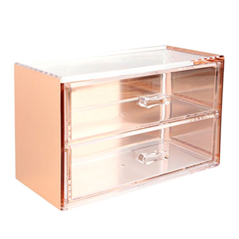 Buy Wholesale Taiwan Stackable Acrylic Plastic Drawer Organizer For  Stationery, Cosmetics, Jewelry, Earring, Document & Organizer