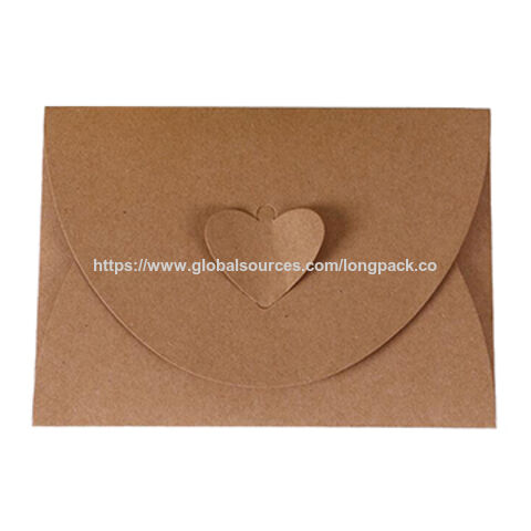 Benutzerdefinierter Geschenk-Umschlag aus Kraftpapier