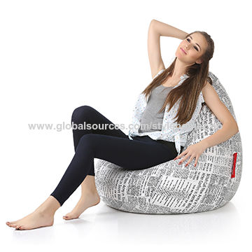 cotton canvas bean bag