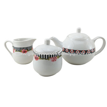 Tetera de porcelana China con colador neto de alta capacidad 500 900 Tetera de porcelana China con colador neto de alta capacidad 500 900