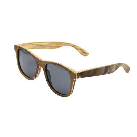 Handmade Natural Real Rock Stone Wood Polarized Classic Style