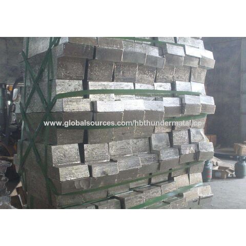 Lingot d'étain (Sn 99,90 %) fabriqué en Chine