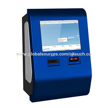 China Wall mounted touchscreen self-service cash payment machine with ...