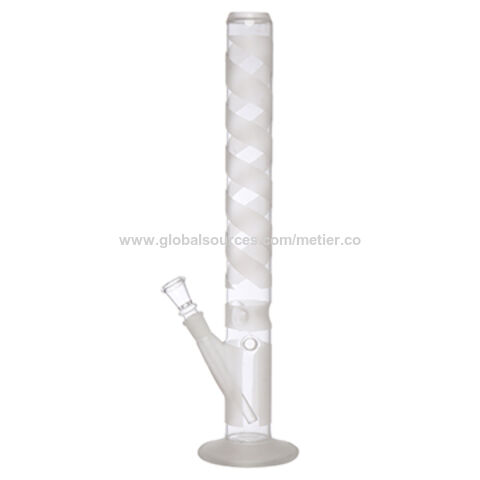 Transparent Clear Glass Water Pipe, For Smoking, Size: 3.5 at