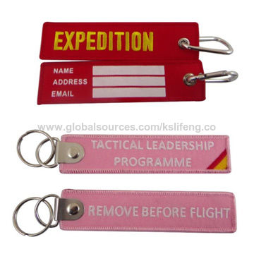 Custom Remove Before Flight Keychains (Set of 100+)