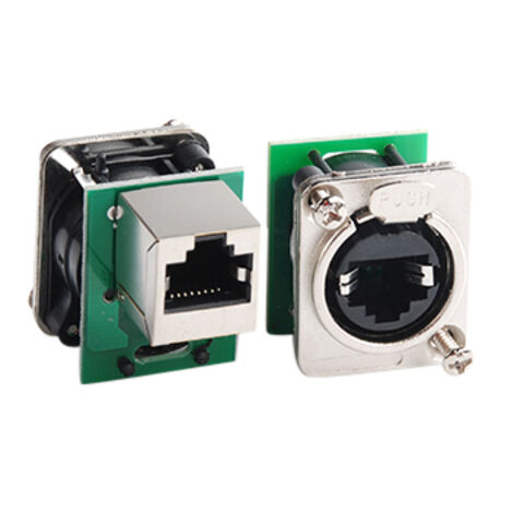 Buy China Wholesale D-type Zinc Alloy Rj45 Lan Socket & Rj45 Lan Socket ...