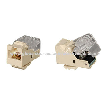 UTP free-tool cat5e RJ45 keystone jack, pass fluke  for sale at factory direct price