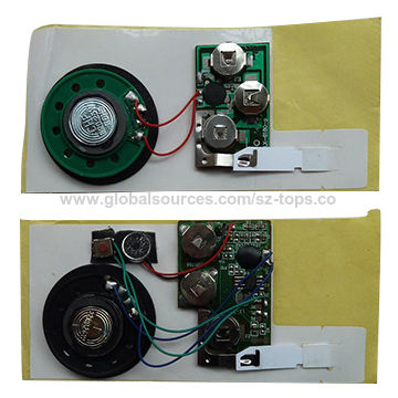 China Recordable sound module for greeting cards and postcards on ...