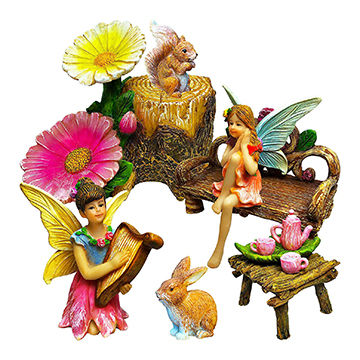 Figuritas de jardín de hadas, accesorios de jardín de hadas, casa de  muñecas, accesorios en miniatur Zulema Figuras de hadas