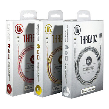 China Data line paper box package with blister in special printing ...