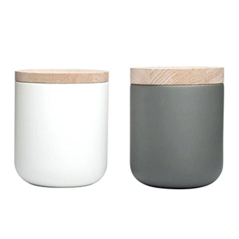 Buy Wholesale China Ceramic Candle Making Jar Canister Storage Tea