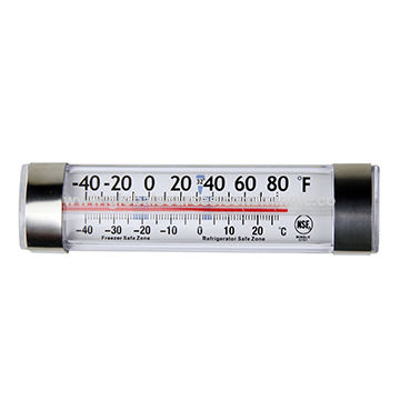 Mexico Market Glass Tube Fridge Thermometer for Commercial Cooler - China  Thermometer Glass Tube, Thermometer for Fridge