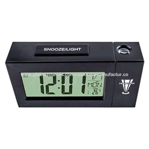 China Lcd Projection Electronic Desk, Alarm Clock With Snooze