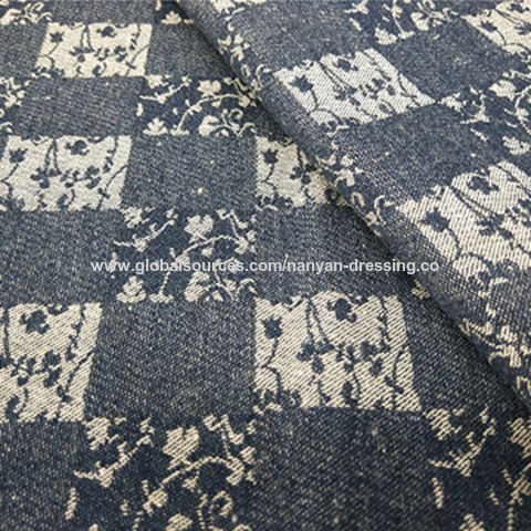 Tecido Denim Jacquard 8.7oz - Denim Jacquard para Atacadistas for sale at factory direct price