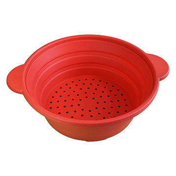 Buy Wholesale China Silicone Foldable Colander & Silicone Foldable ...