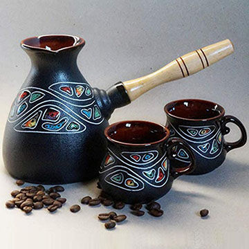 ceramic coffee pot
