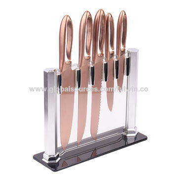 Buy Wholesale China Dolphin Kitchen Knife Set With Rose-gold Titanium  Coating & Kitchen Knife Set at USD 15.6