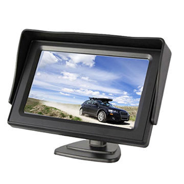 LCD Display, Plug And Play Easy To Install And Use Car Rear View Monitor  With 4.3-inch For Car Backup Camera 