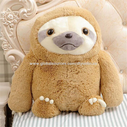 Buy Wholesale China Cute Plush Stuffed Forest Animal Sloth Toy & Plush ...