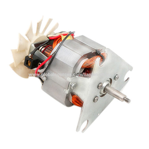 Motor elétrico AC universal de 220-240 V para triturador de papel com suporte de aço e fabricante de ventilador for sale at factory direct price