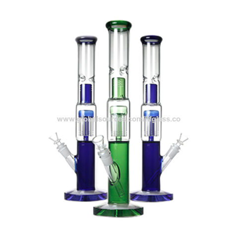 Straight Tube Water Pipe Triple Perclator Glass Smoking Pipe Glass Pipes  Cigarette Pipe Hookah Pipe Glass Oil Burner Water Pipe Wholesale Glass Pipe  - China Glass Water Pipe and Glass Smoking Pipe