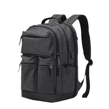 backpack with many pockets