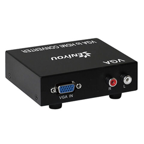 Adaptateur de convertisseur vidéo et audio VGA vers HDMI, HD 1080P