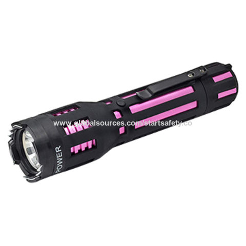 Bright LED Flashlight with Three Modes Rechargeable Batteries High Voltage Police Grade Strength Foxfend Predator Tactical Heavy Duty Flashlight Stun Gun