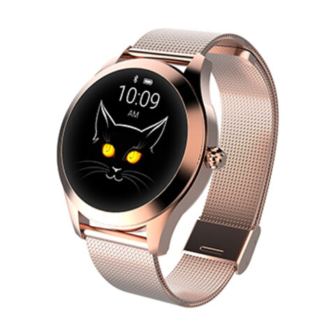 Pulsera inteligente de fitness Bluetooth de acero inoxidable IP68 a prueba de agua OEM para damas