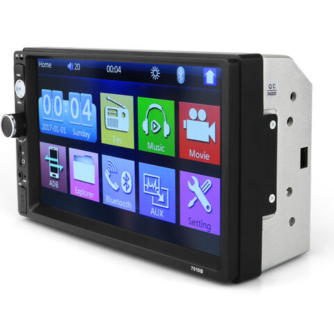 Unidad principal estéreo universal 2 Din de 7 pulgadas de gran venta, reproductor multimedia MP5 con USB, Mirror Link