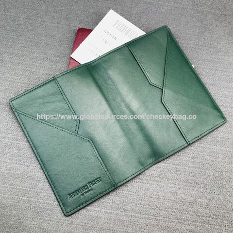 Funda de Pasaporte de Cuero de Calidad Personalizada, Billeteras de Pasaporte de Cuero Hechas a Mano, Fabricadas con Cuero de Grano Completo for sale at factory direct price