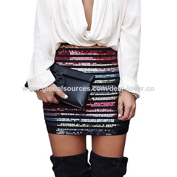 sequin mini skirt for sale