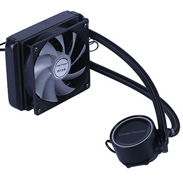 China Cooler Pioneer 120 RGB CPU water cooler with PWM LED fans on ...