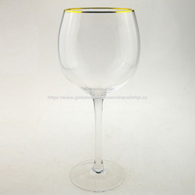 Gobelet à vin rouge en verre rouge de gros de l'usine Lefph for sale at factory direct price