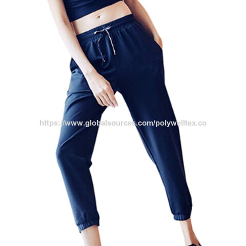 Pantalones Deportivos de Tejido Suave, Ropa Activa Elástica en 4 Direcciones, Pantalones de Chándal para Gimnasio y Fitness al por mayor for sale at factory direct price