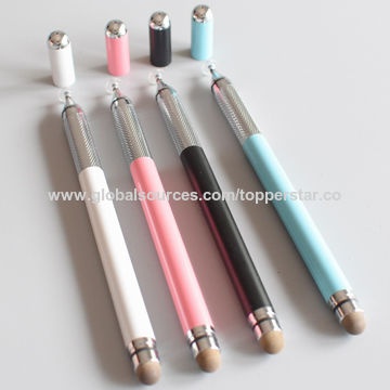 Stylet 2 en 1 de Précision avec Disque et Fibre Hybride compatible iPhone iPad Samsung Galaxy, etc. - Stylet Universel pour Écrans Tactiles for sale at factory direct price