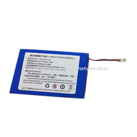 Buy Wholesale China 44.4v/400mah Lithium Polymer Batteries, Hpl701447 ...