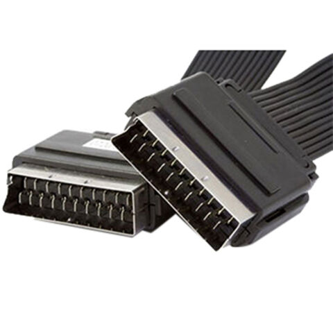 Cables de euroconector con conector macho a macho de 21 pines. Se aceptan pedidos OEM. for sale at factory direct price
