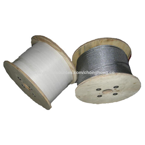 7x19 Made in Korea 500 ft 1/4" 304 Stainless Steel Wire Rope  Cable 