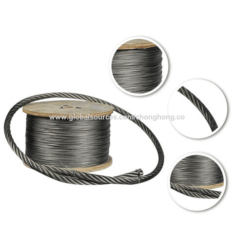 7*19 Stainless Steel Wire Rope 316 Marine Grade Steel Cable - China Stainless  Steel Wire Rope, AISI316 7X19 Stainless Steel Wire Rope