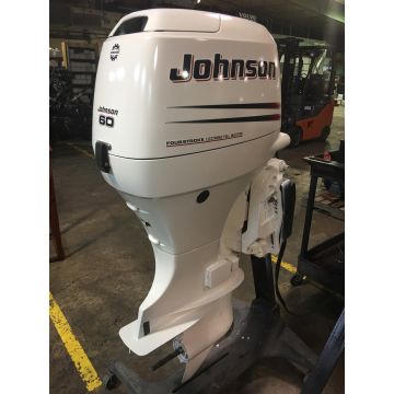 Happy Skull Decals – Johnson 140 HP Four Stroke EFI Outboard Cowling Decal Set (White, 2003-2005)