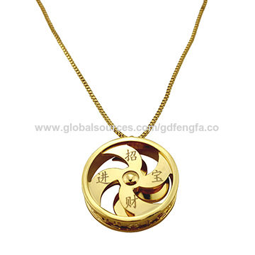 Wholesale Custom Zinc Alloy Charms Gold Chain Pendant Necklace - China  Pendant Necklace and Gold Necklace price