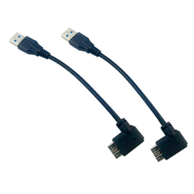 Super Speed USB 3.0 A-Stecker auf Micro-USB 10-Pin 90-Grad-Kabel für Tastaturen und Mäuse