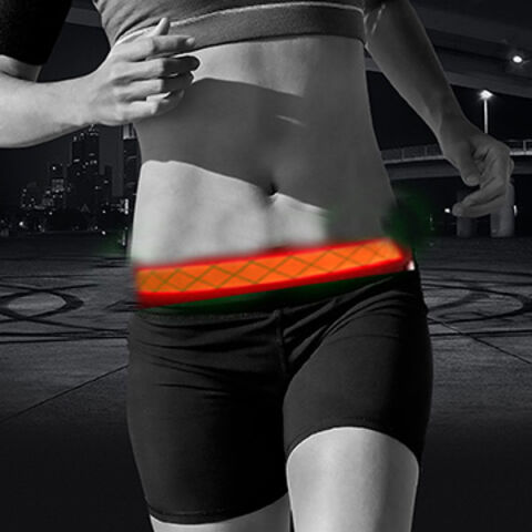 Ceinture de course réfléchissante LED Rechargeable, équipement de