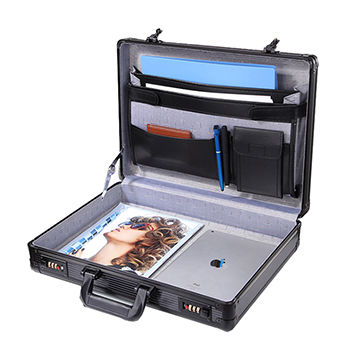 aluminum laptop briefcase