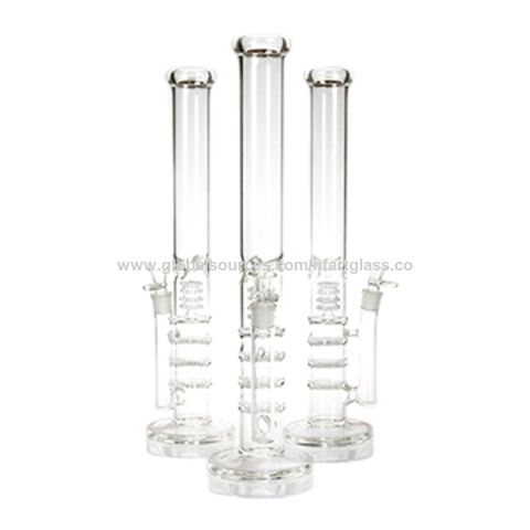 Glass Pipe Glass Smoking Pipe with 2 Honey Comb Percolaters 18 Inches High  Upgraded Version (GB-019-1) - China Glass Water Pipe and Bubbler price