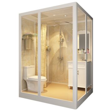 40feet Shipping Container Modular Full Equiped Shower for Worker Camp -  China Container Shower, Prefab House Movable Toilet