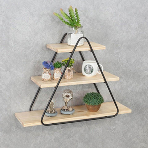 Présentoir de plante aérienne, support pour cube en bois avec fil de fer,  accessoires de décoration